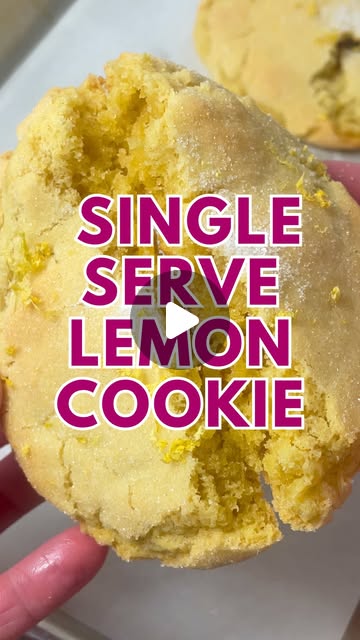 Single Serve Lemon Cookies