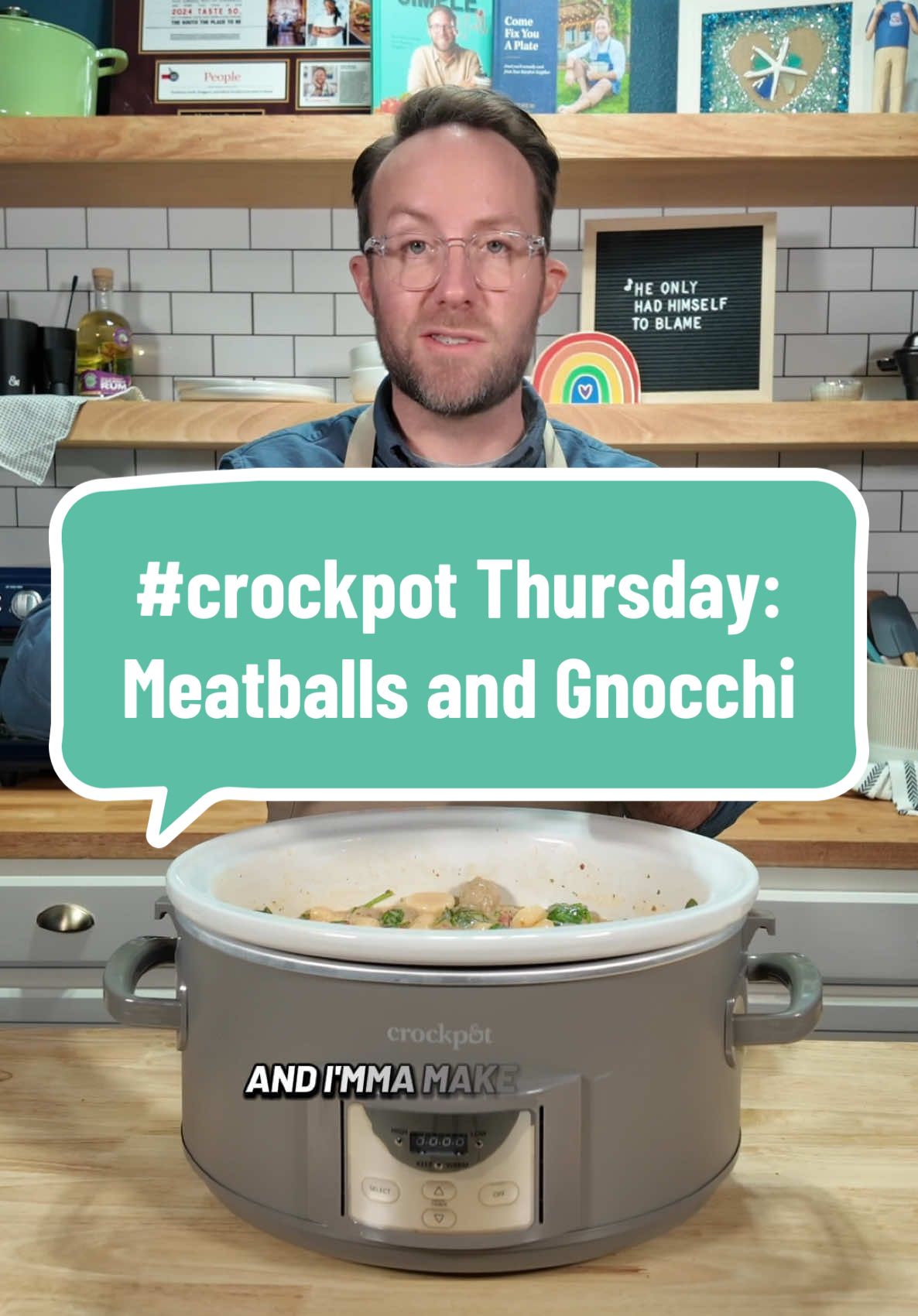 Mary Me Meatballs and Gnocchi