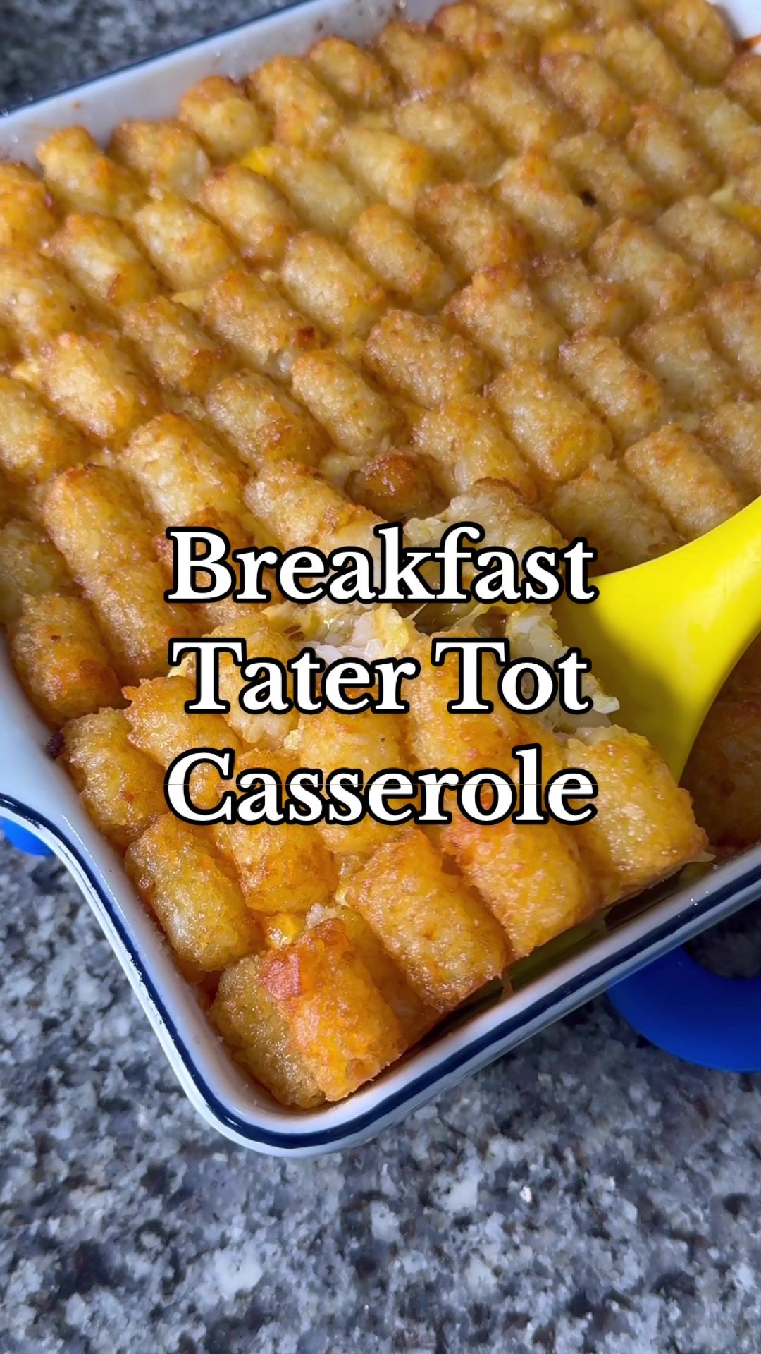 Cheesy Tater Tot Breakfast Casserole