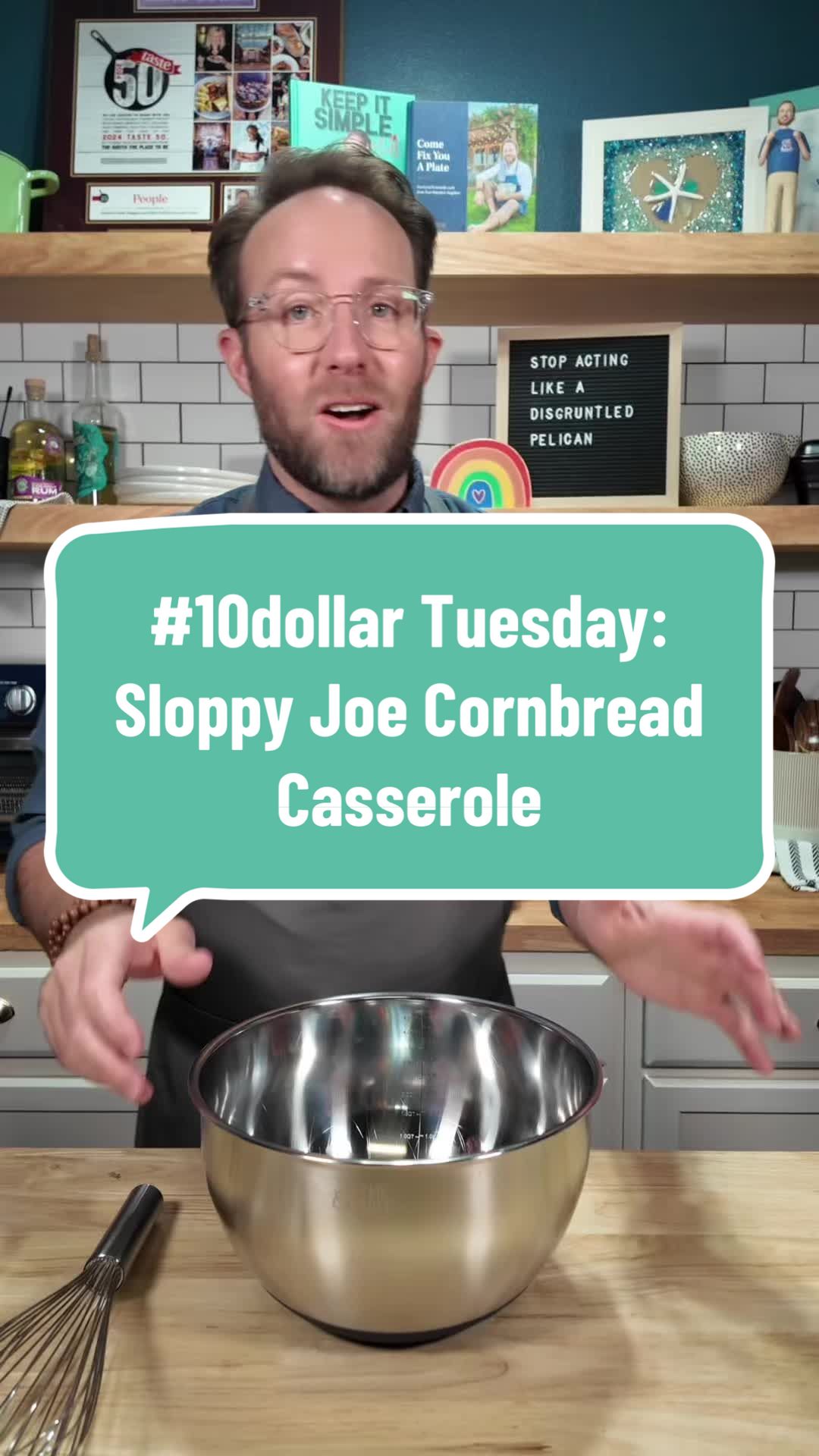 Sloppy Joe Cornbread Casserole