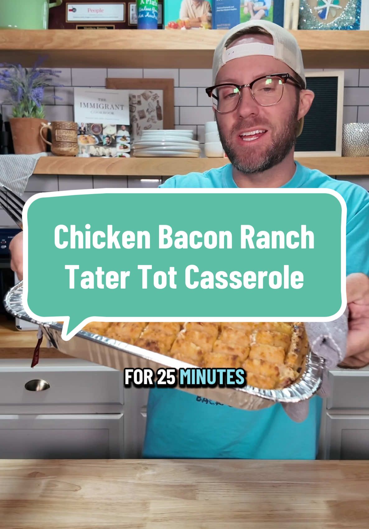 Chicken Bacon Ranch Tater Tot Casserole