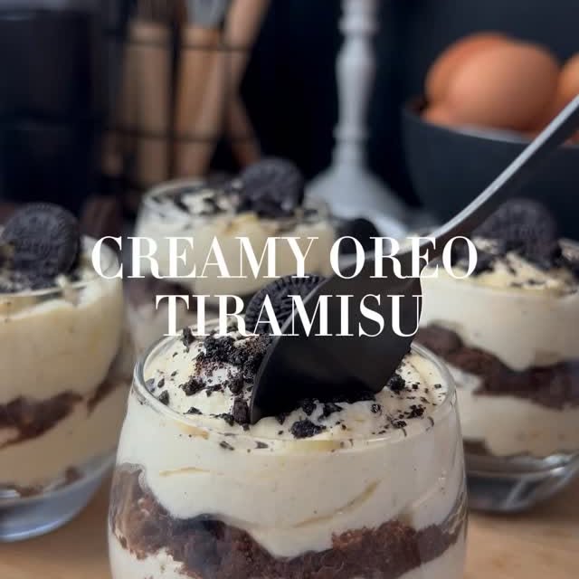 Oreo Tiramisu Verrines