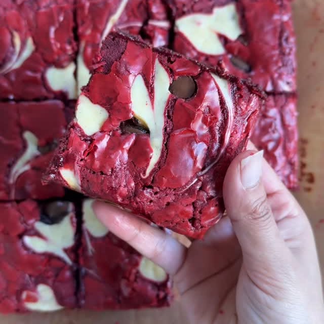 Red Velvet Cheesecake Brownies