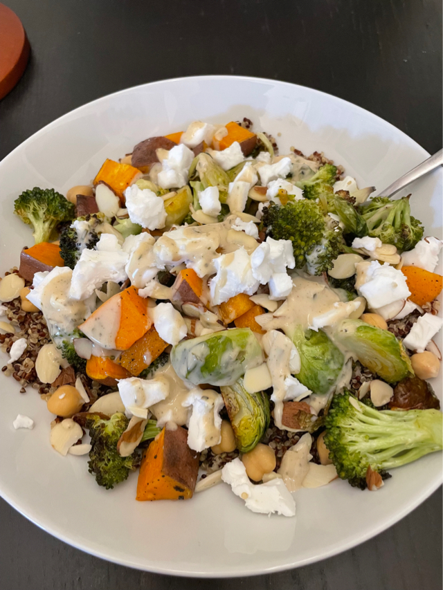 Lactose Free Healthy Quinoa Veggie Salad