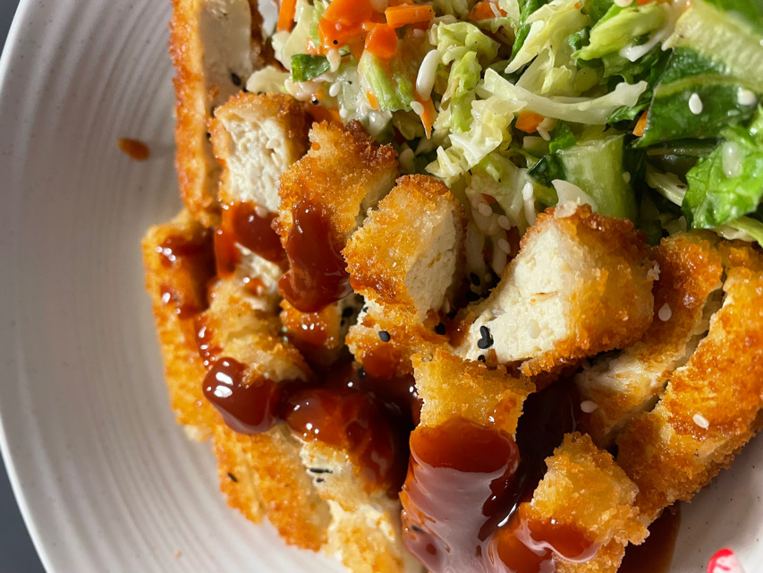 Tofu Katsu and Katsu Sauce