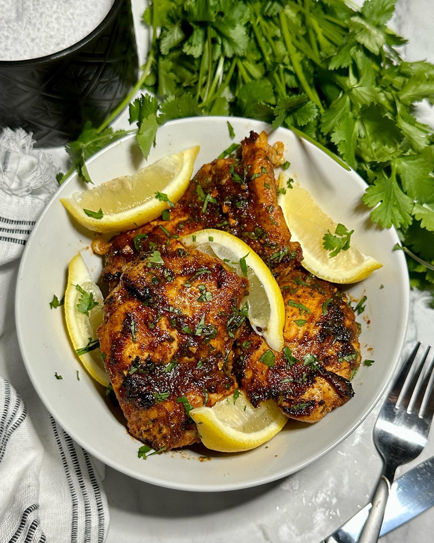 Garlic Lemom Chicken Thighs