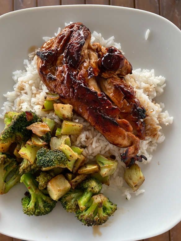 Pineapple Teriyaki Chicken & Coconut Rice