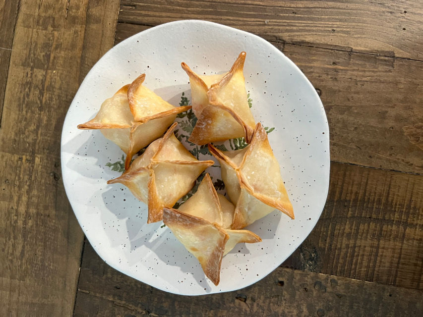 5 Ingredient Air Fried Crab Rangoon