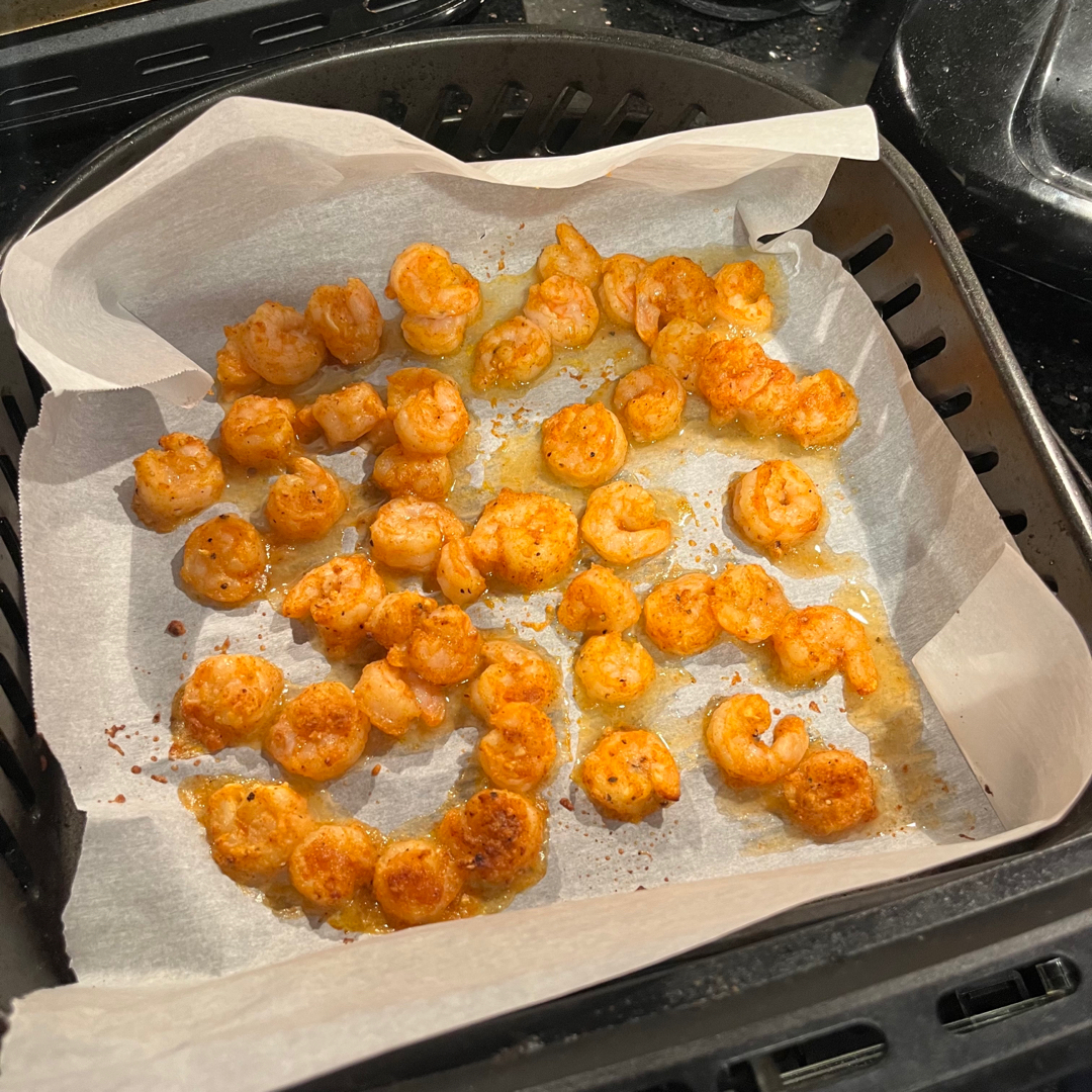 Crispy Airfryer Garlic Shrimp