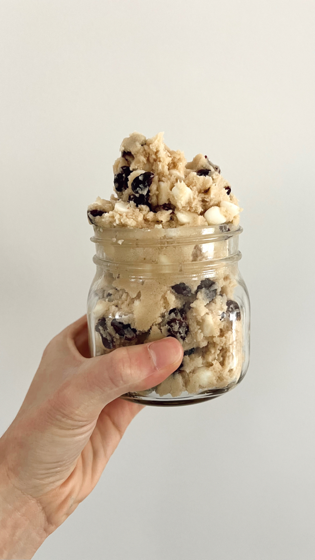 White Chocolate Cranberry Cookie Dough