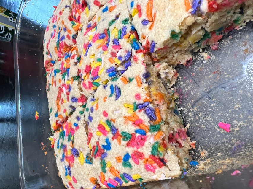 birthday cake oat bars🎂