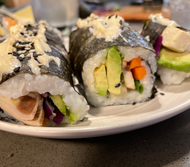 Homemade Vegan Sushi