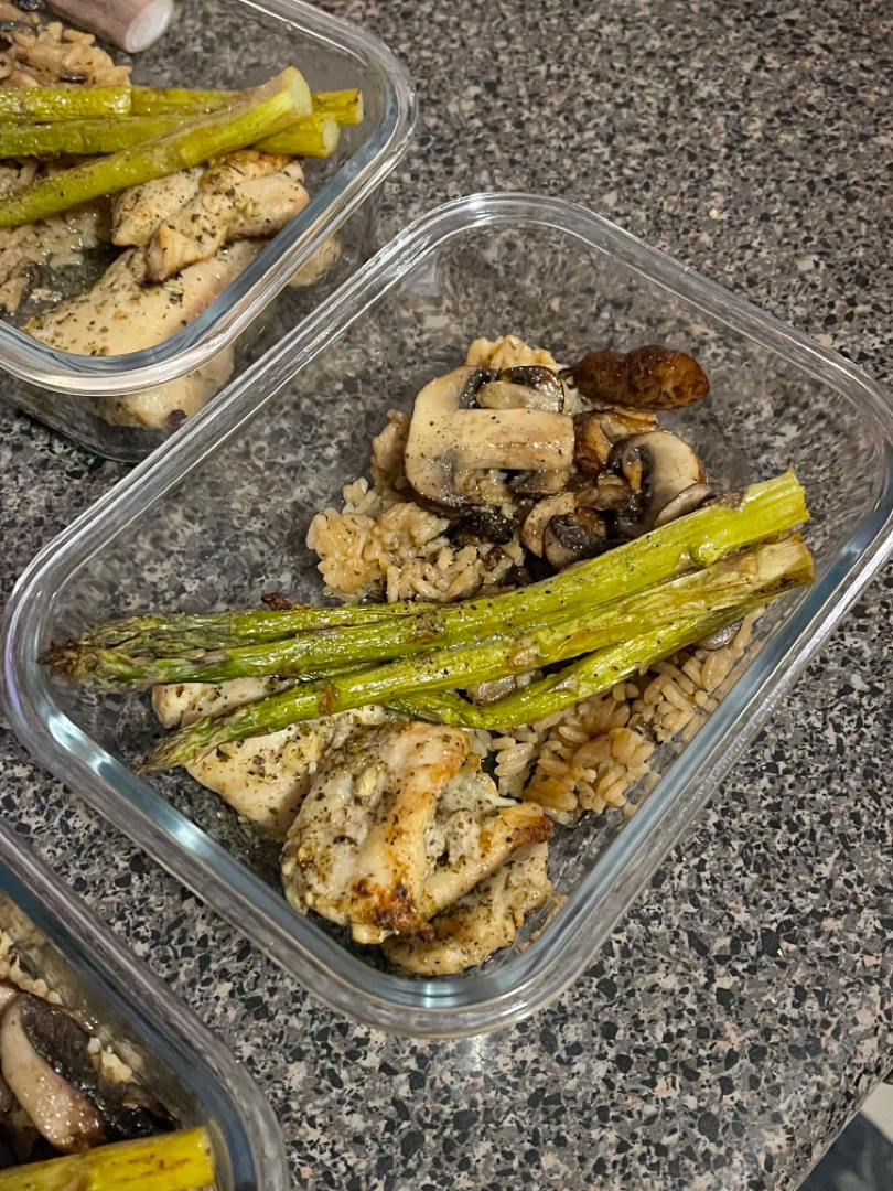 Garlic Lemon Herb Chicken Meal Prep