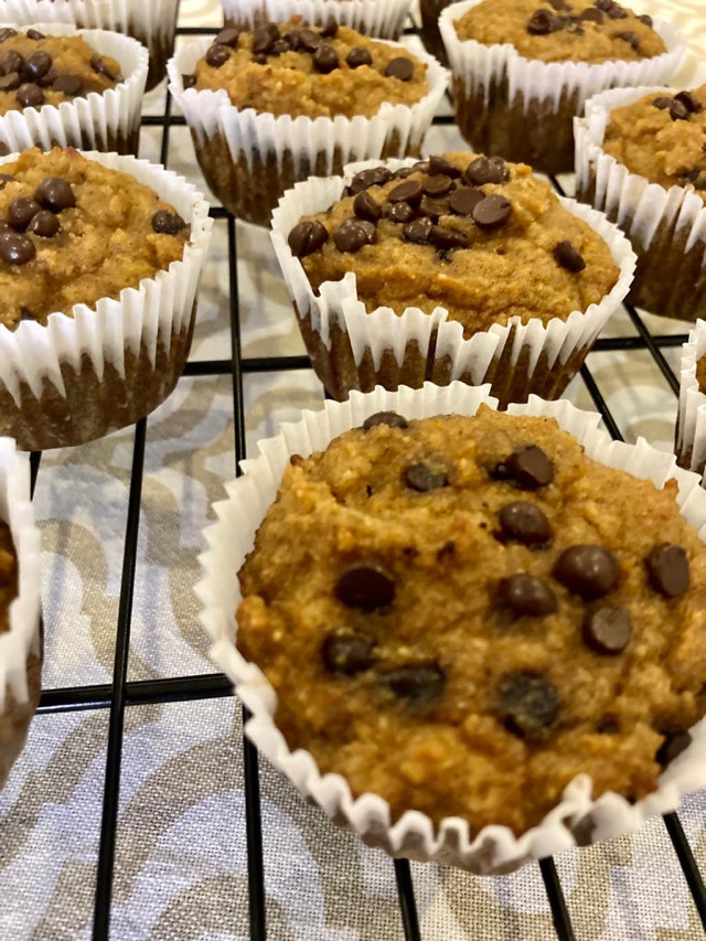 Almond Flour Pumpkin Muffins 