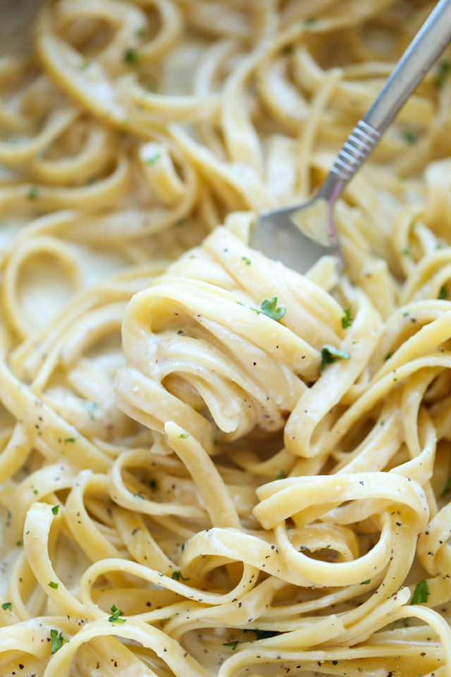 Garlic Parmesan pasta
