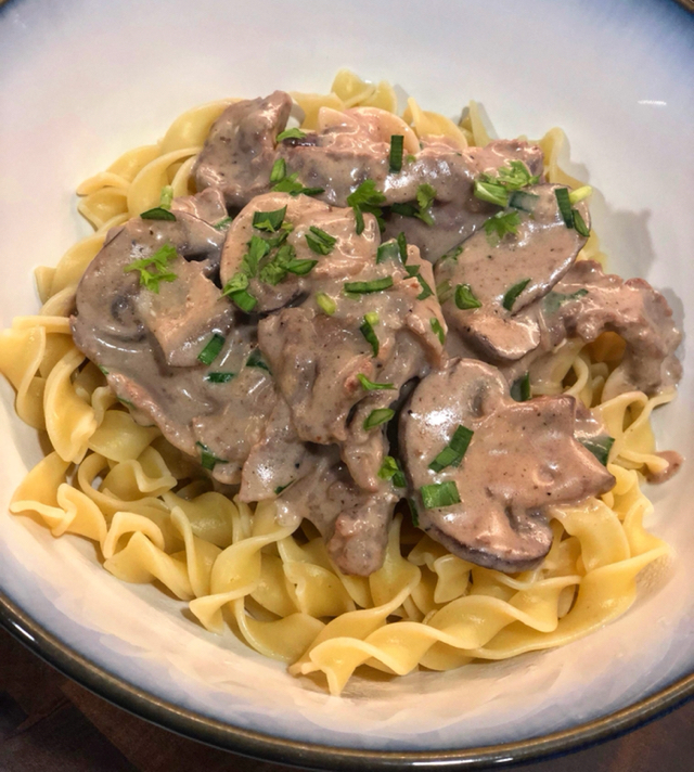 Beef Stroganoff