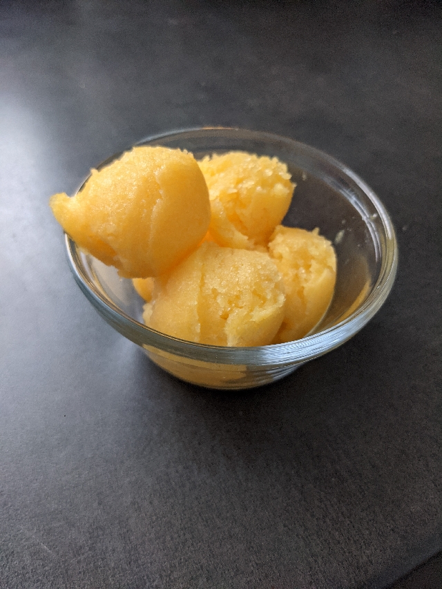 Mango sorbet
