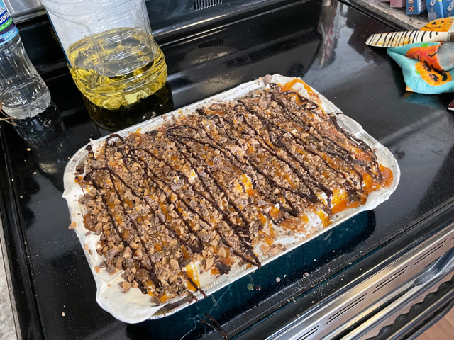 Heath Bar Poke Cake