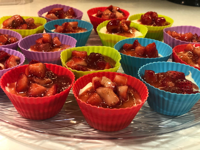 No Bake Strawberry Cheesecake Bites