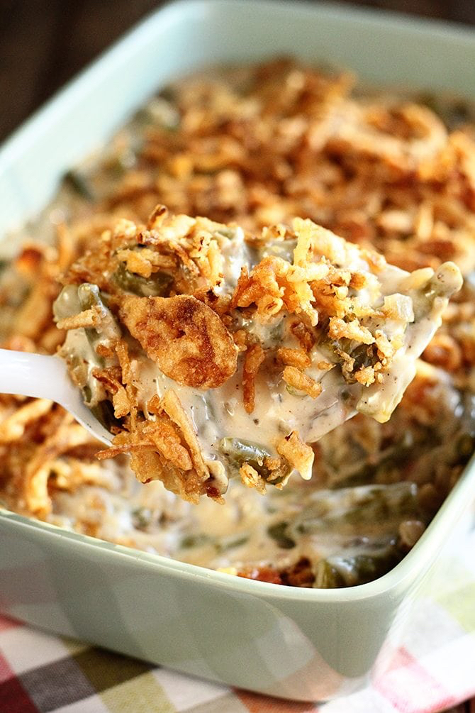 The BEST Green Bean Casserole