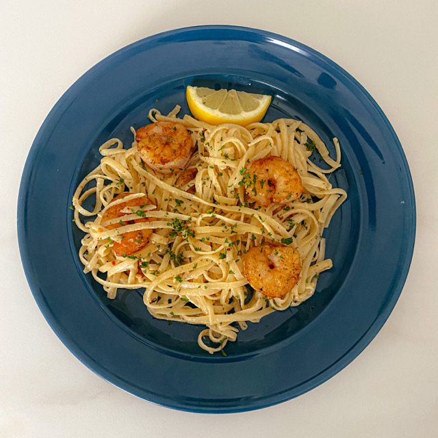 Lemon Shrimp Pasta