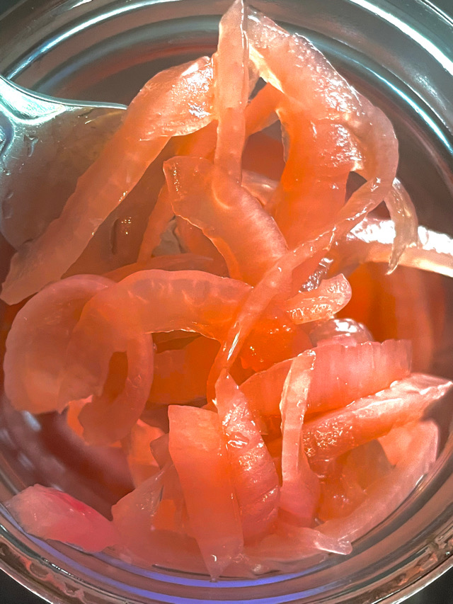 Quick Pickle Garlic Red Onion
