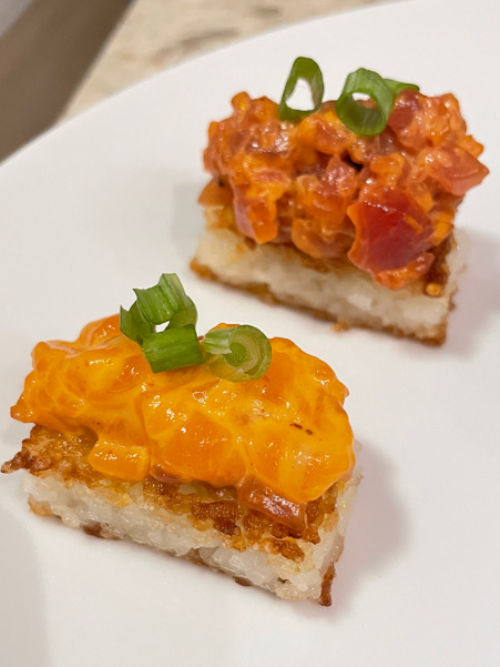 Crispy Rice Spicy Tuna/Salmon