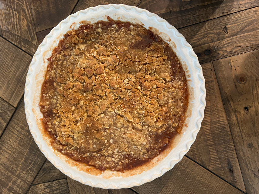 Easy Oat Apple Crisp