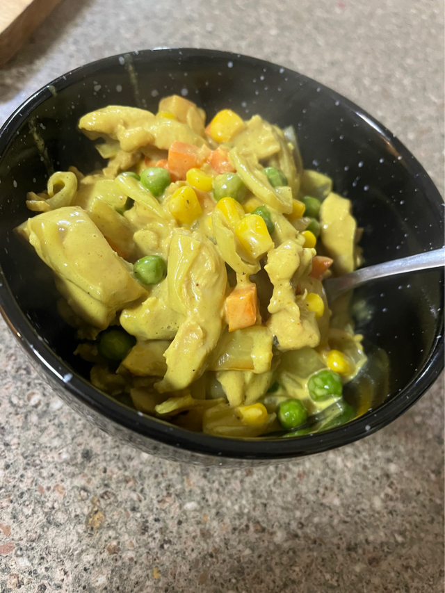 Easy chicken curry