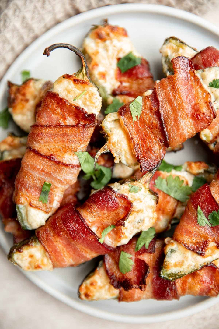 Bacon Wrapped Jalapeño Poppers