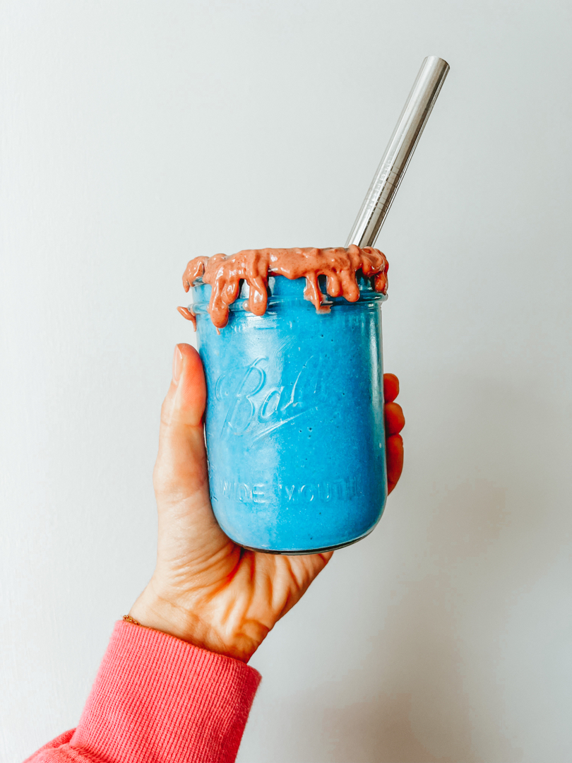 Cotton candy smoothie
