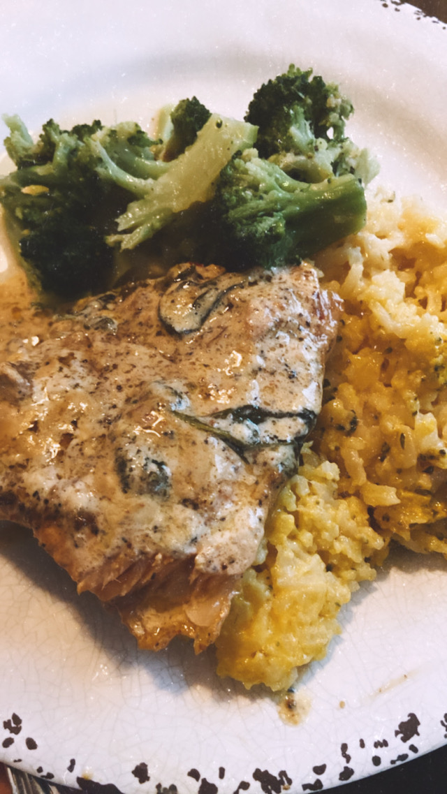Lemon pepper salmon