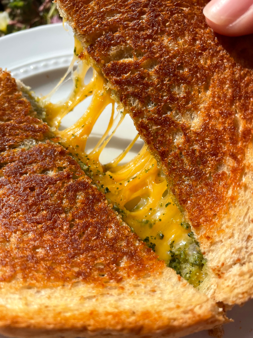 Pesto Grilled Cheese