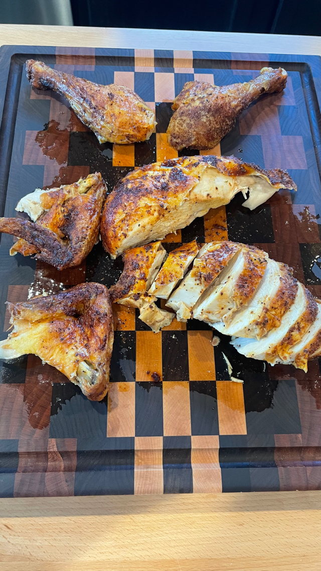 Cajun Air Fryer Whole Chicken