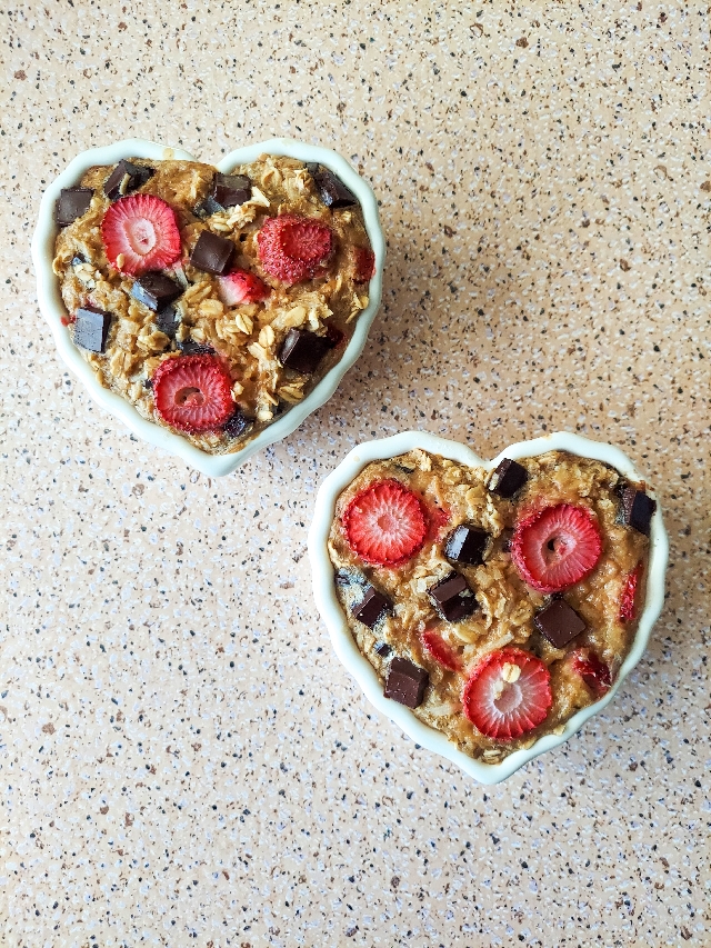 Be Mine Strawberry Baked Oatmeal
