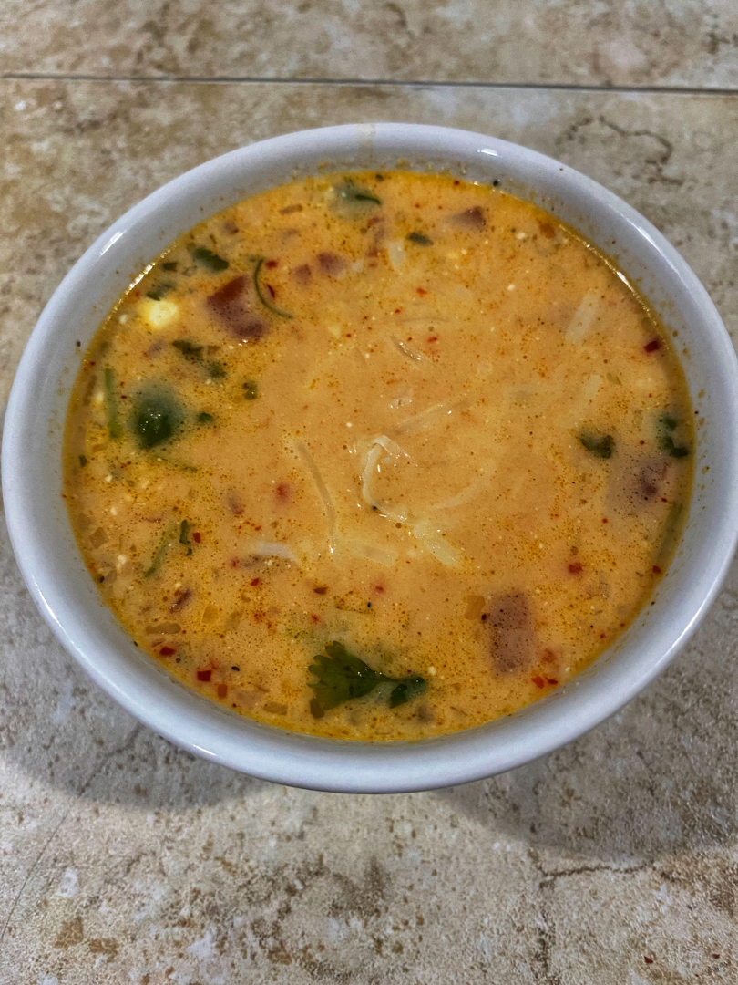 Chicken taco soup!