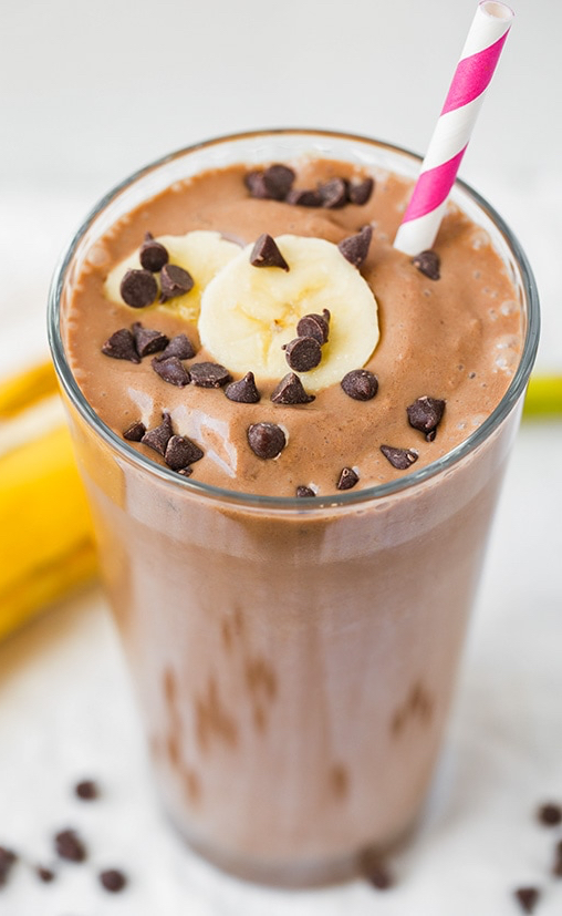 PB Chocolate Banana Protein Shake