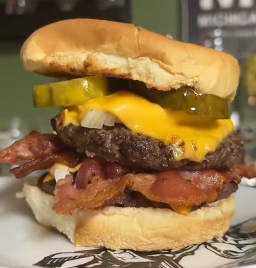 Double Bacon Chez Burger