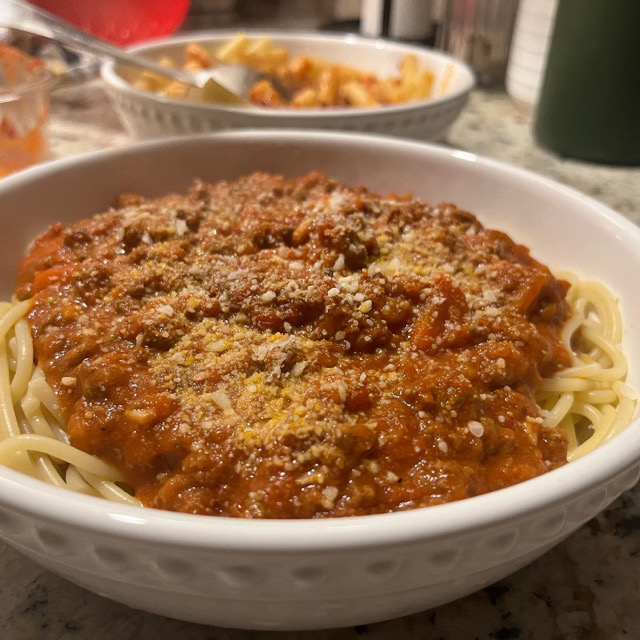 Drew’s Bolognese