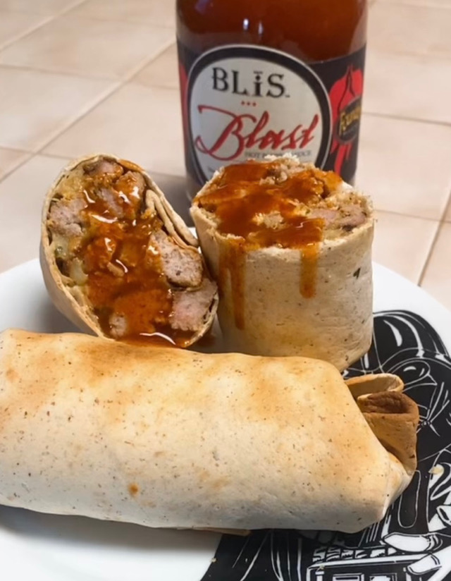 High Protein Breakfast Burritos