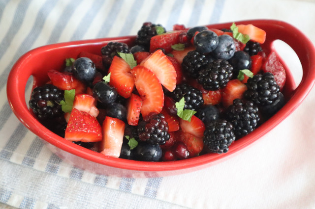 Honey-Basil Fruit Salad