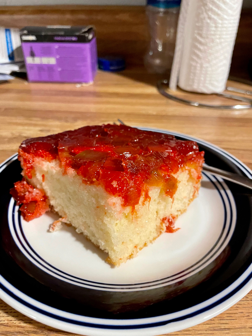 Rhubarb Upside Down Cake