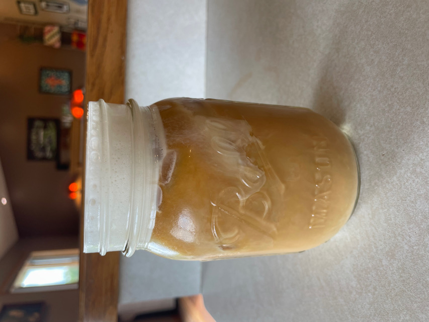 Caramel iced coffee