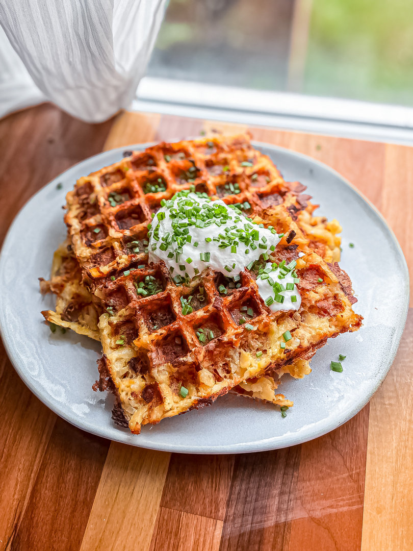Crispy Waffle Iron Hash Browns