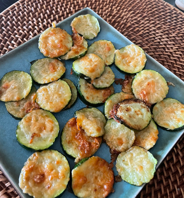 Zucchini Parmesan Crisps