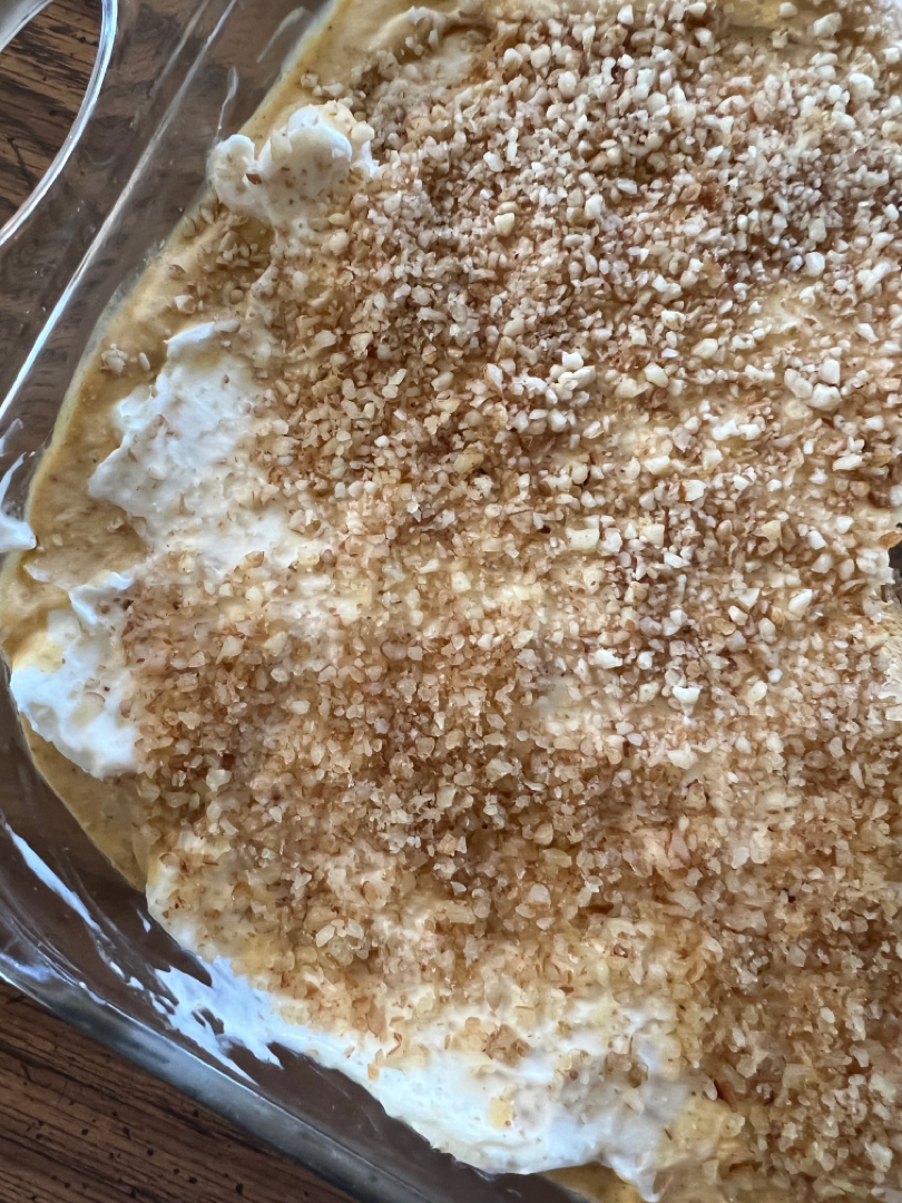 Pumpkin cream cheese bars