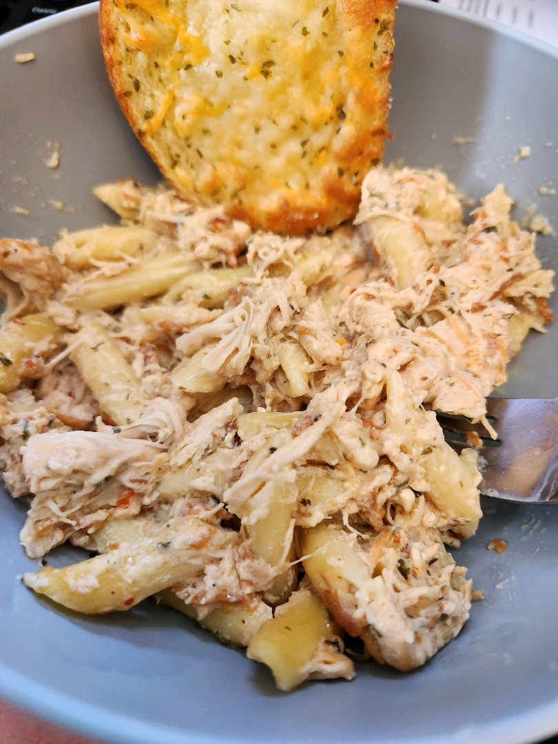 Parmesan garlic chicken pasta