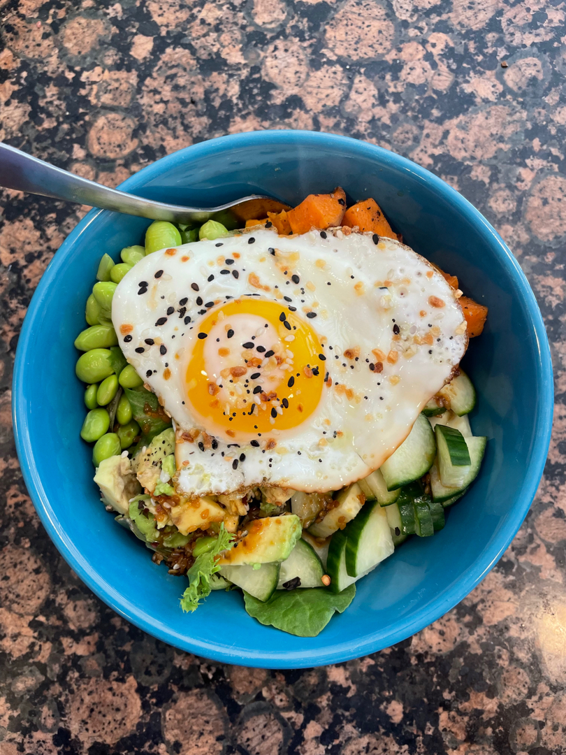 Asian Sweet Potato Grain Bowl
