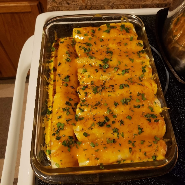 Sweet Potato Black Bean Enchiladas