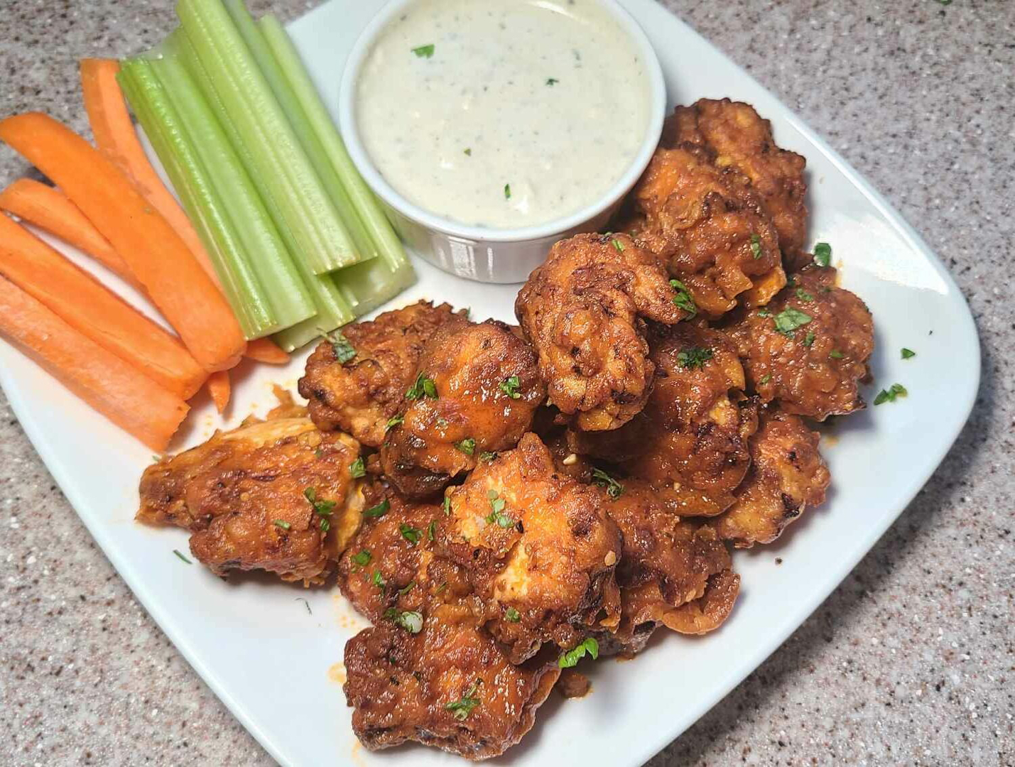 Boneless Buffalo Wings W/ Bleu Cheese